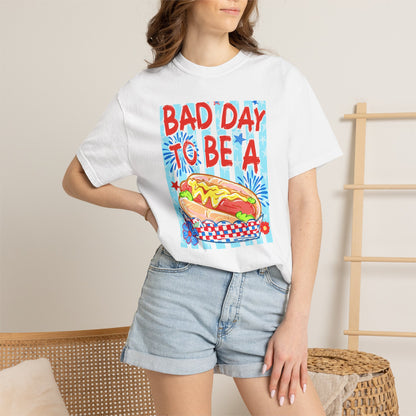 Bad Day To Be A Hot Dog T-Shirt On Comfort Colors