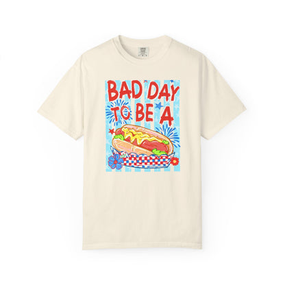 Bad Day To Be A Hot Dog T-Shirt On Comfort Colors