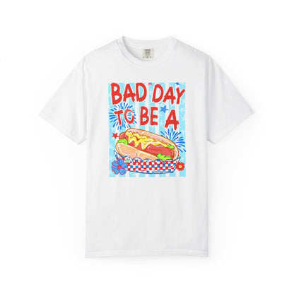 Bad Day To Be A Hot Dog T-Shirt On Comfort Colors