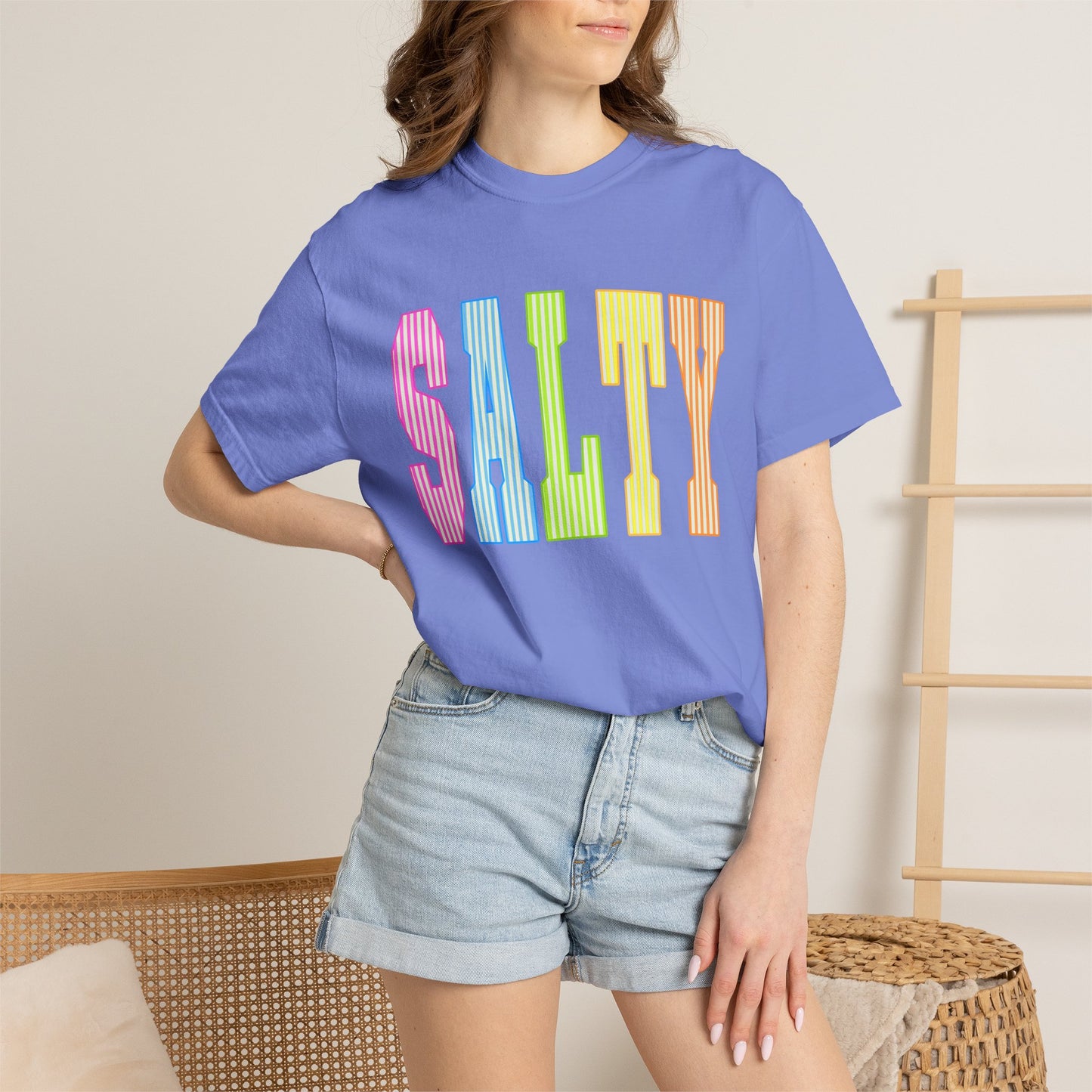 Salty Rainbow Text T-Shirt