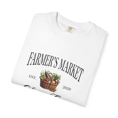 Farmers Market Social Club T-Shirt — Basket of Fresh Produce Tee