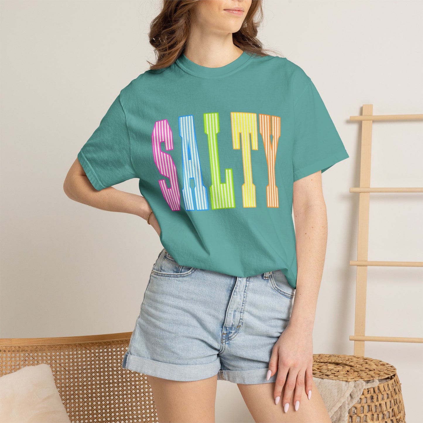 Salty Rainbow Text T-Shirt