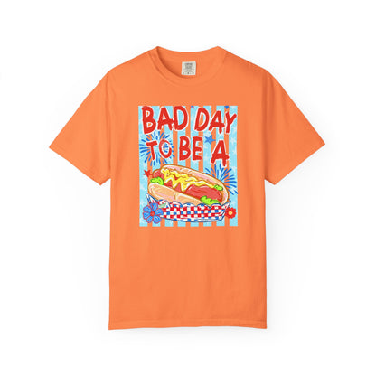 Bad Day To Be A Hot Dog T-Shirt On Comfort Colors