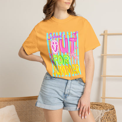 School's Out for Summer T-Shirt On Comfort Colors