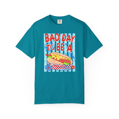 Bad Day To Be A Hot Dog T-Shirt On Comfort Colors
