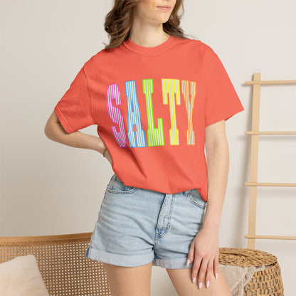 Salty Rainbow Text T-Shirt
