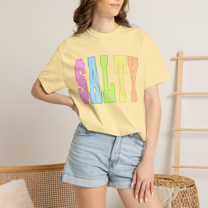 Salty Rainbow Text T-Shirt