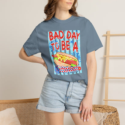 Bad Day To Be A Hot Dog T-Shirt On Comfort Colors
