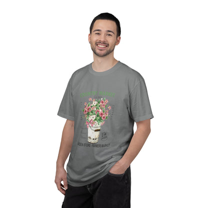 Country Market Floral T-Shirt — Garden Store Farmers Market Bouquet Tee - Comfort Colors