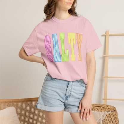 Salty Rainbow Text T-Shirt