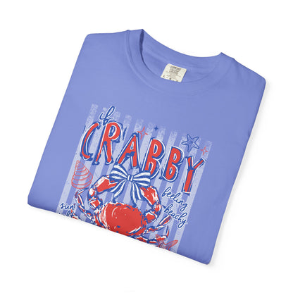 Crabby Beach T-Shirt — "Please Return to the Beach" Coastal Graphic Tee - Comfort Colors