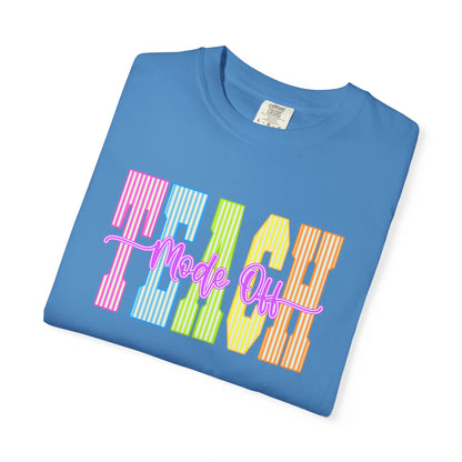 Peace Vibes Rainbow Graphic T-Shirt — 'Peace Out' Retro Stripe Tee - Comfort Colors