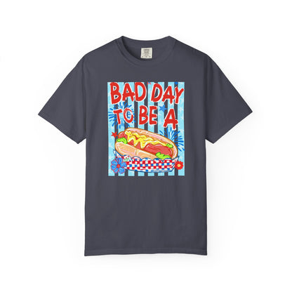 Bad Day To Be A Hot Dog T-Shirt On Comfort Colors