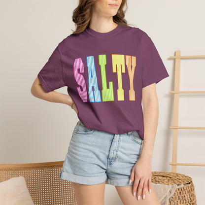 Salty Rainbow Text T-Shirt