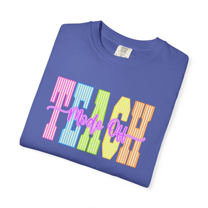 Peace Vibes Rainbow Graphic T-Shirt — 'Peace Out' Retro Stripe Tee - Comfort Colors