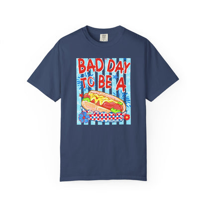 Bad Day To Be A Hot Dog T-Shirt On Comfort Colors