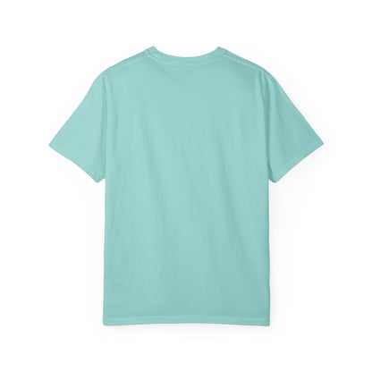 Sunshine Retro Logo T‑Shirt — Pastel Floral Surf Vibes