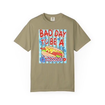 Bad Day To Be A Hot Dog T-Shirt On Comfort Colors