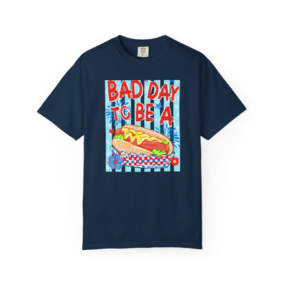 Bad Day To Be A Hot Dog T-Shirt On Comfort Colors