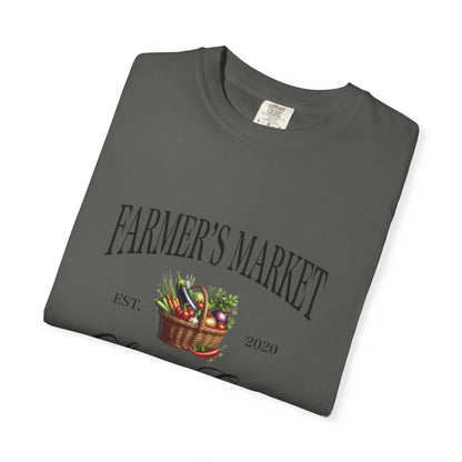 Farmers Market Social Club T-Shirt — Basket of Fresh Produce Tee