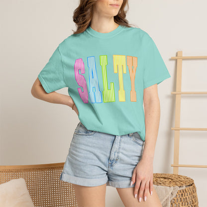 Salty Rainbow Text T-Shirt