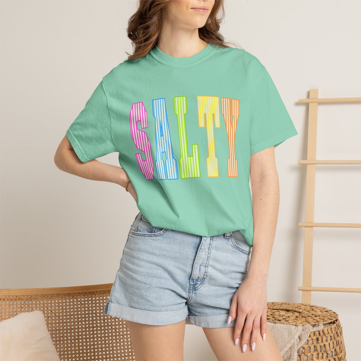 Salty Rainbow Text T-Shirt