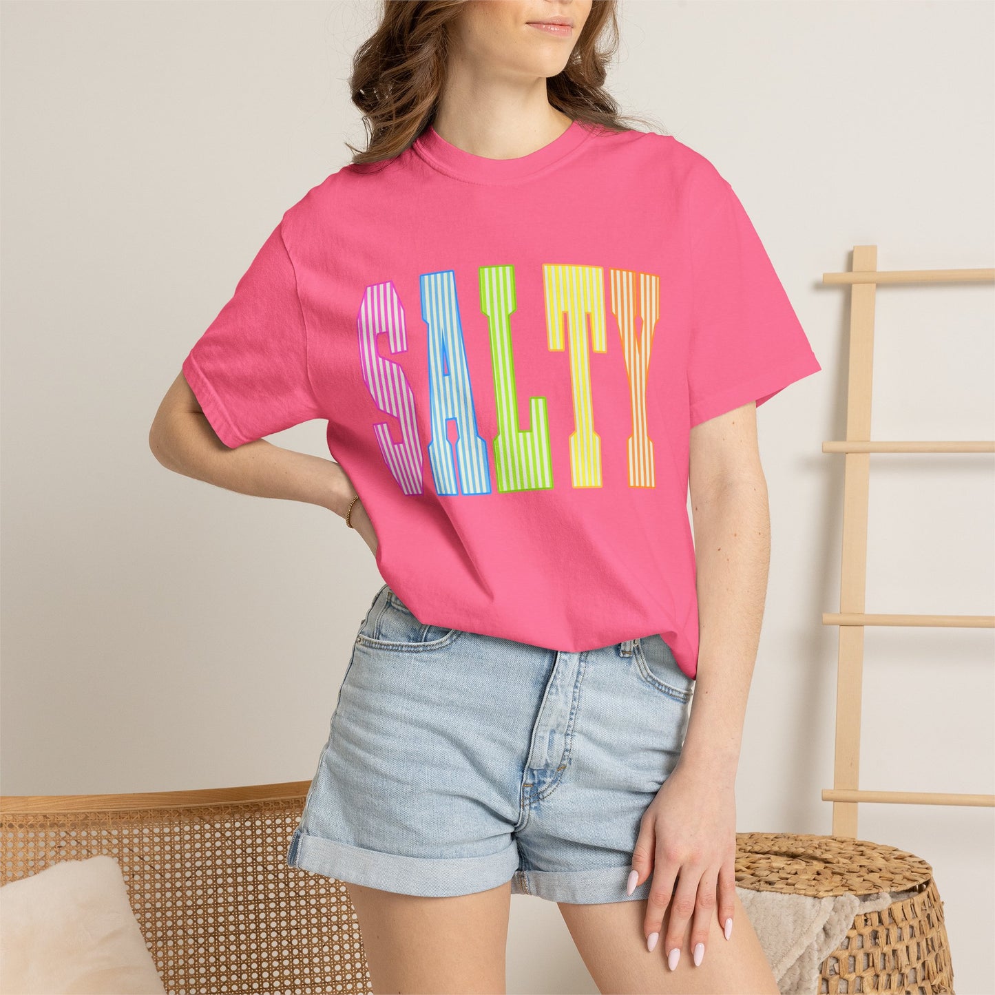 Salty Rainbow Text T-Shirt