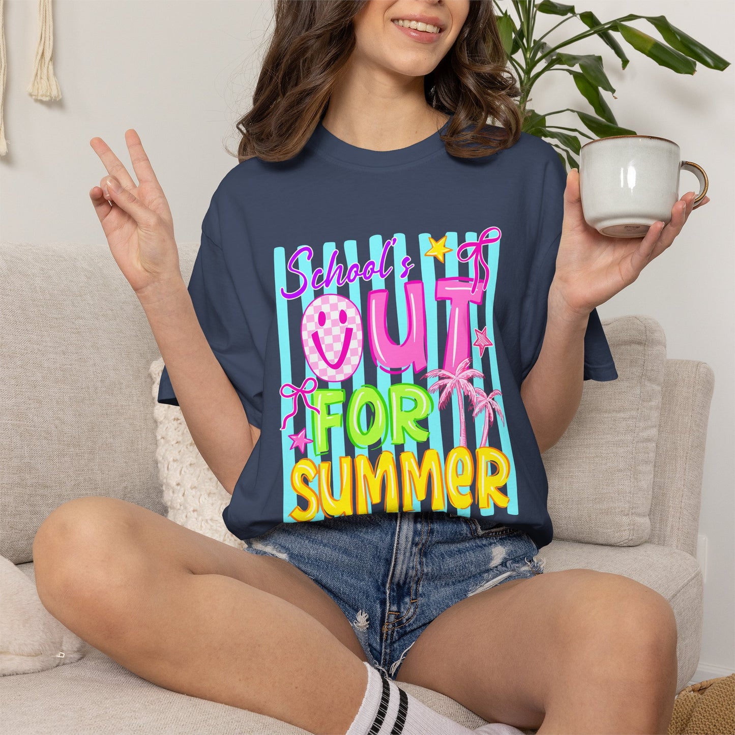 School's Out for Summer T-Shirt On Comfort Colors