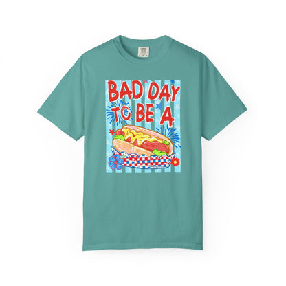 Bad Day To Be A Hot Dog T-Shirt On Comfort Colors