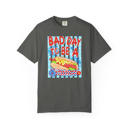 Bad Day To Be A Hot Dog T-Shirt On Comfort Colors